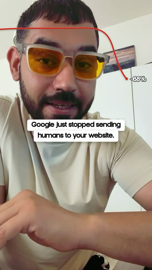 68% of Google searches now end without a single click.